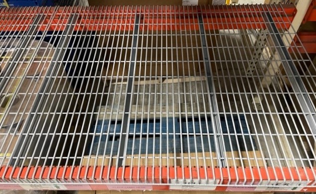 How to install wire mesh under deck?