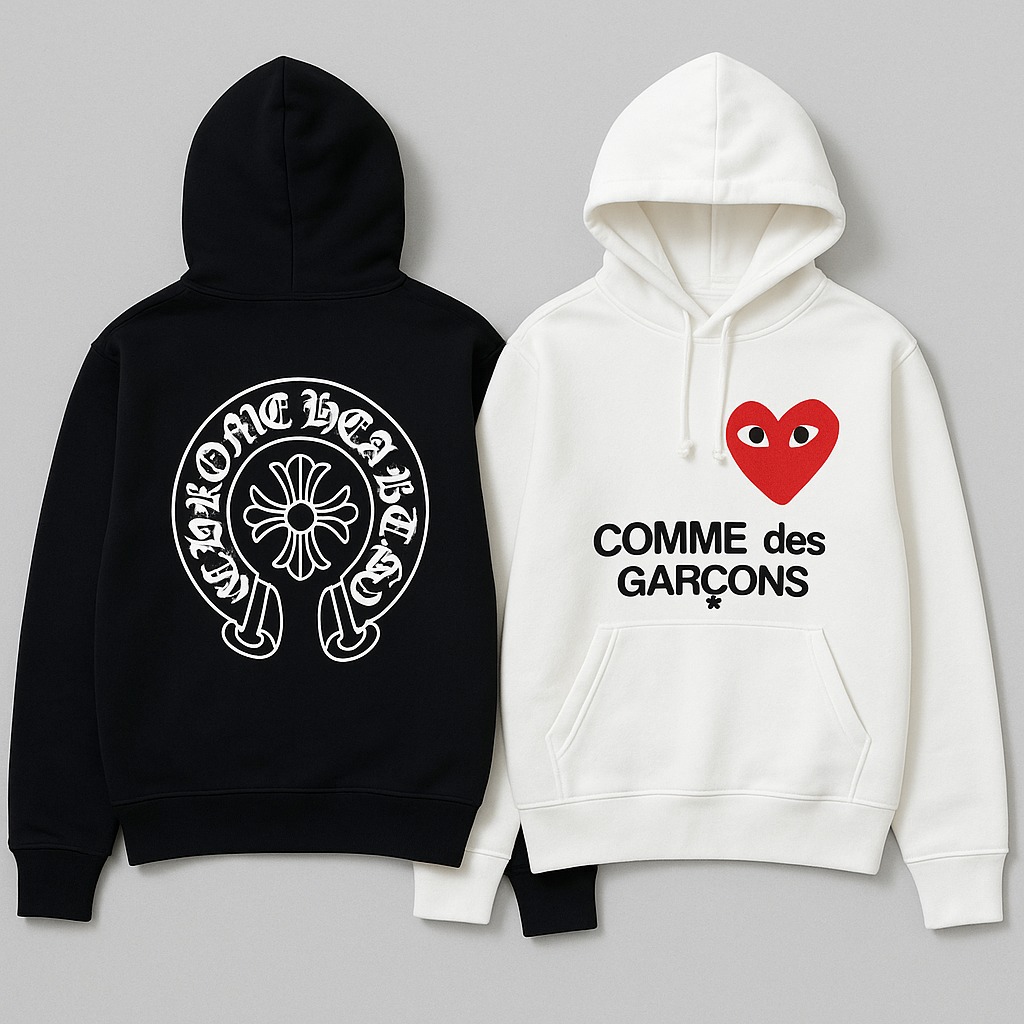 Luxury Gifts for Him & Her: Chrome Hearts Hoodies and Comme des Garçons