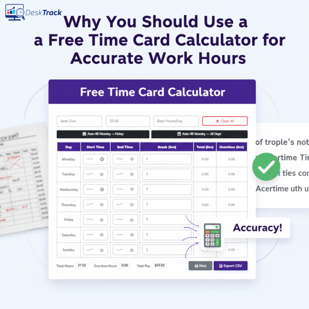 Why Every Business Needs a Free Time Card Calculator in 2025
