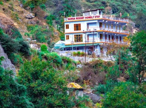 Ganga Resort Homely Stay – The Best Hotel in Govindghat for Comfort & Scenic Views