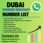 Dubai Business WhatsApp Number List for Modern Marketing