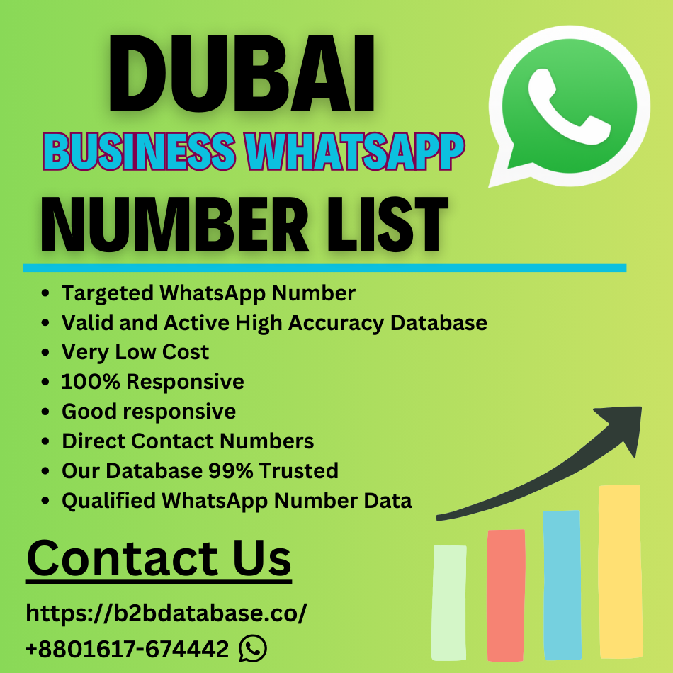 Dubai Business WhatsApp Number List for Modern Marketing