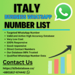Italy Business WhatsApp Number List for Targeted Marketing