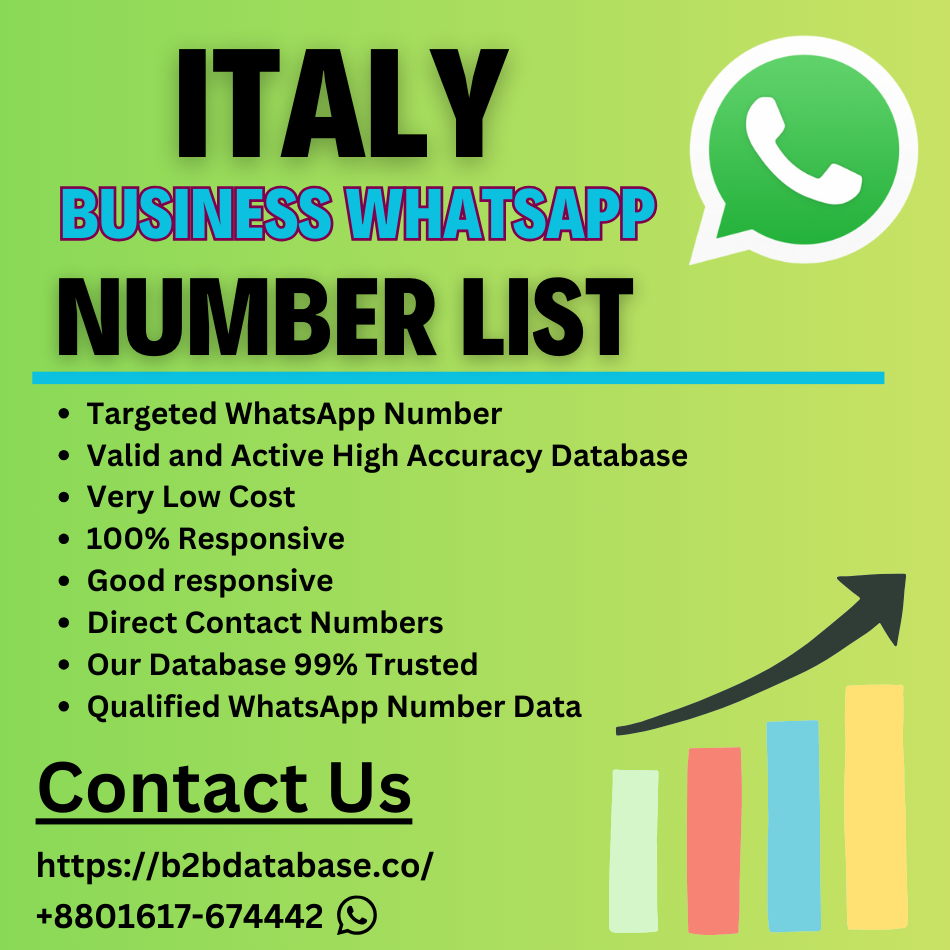 Italy Business WhatsApp Number List for Targeted Marketing