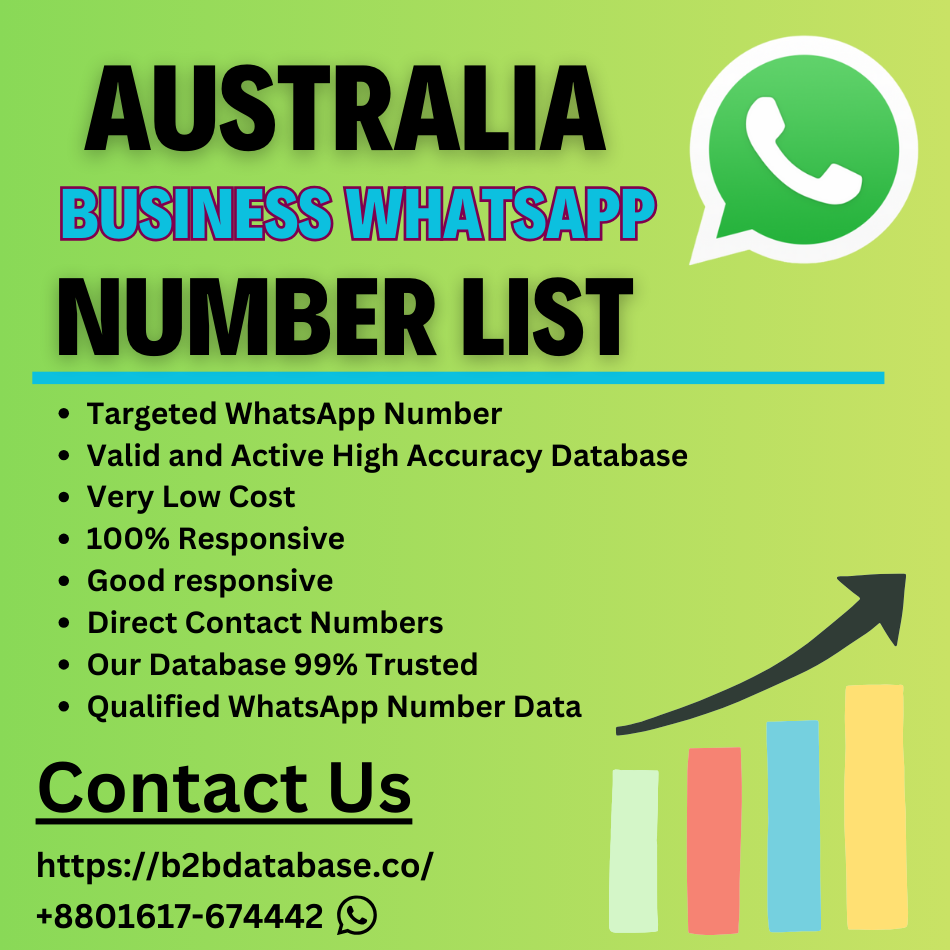 Australia Business WhatsApp Number List for Targeted Marketing