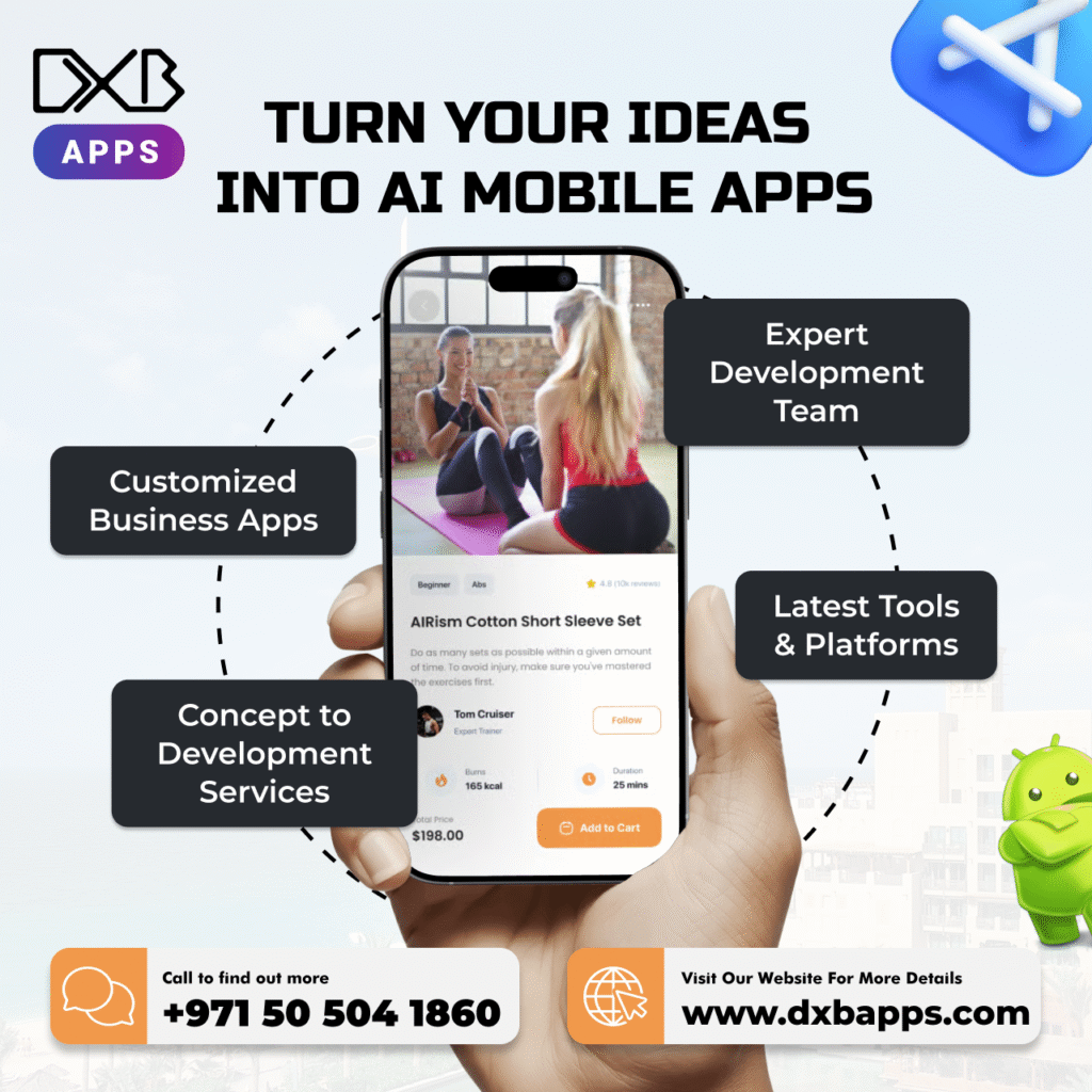 DXB APPS has a professional Mobile App Developers team for best apps