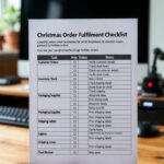 Christmas Order Fulfilment Checklist for Small Businesses