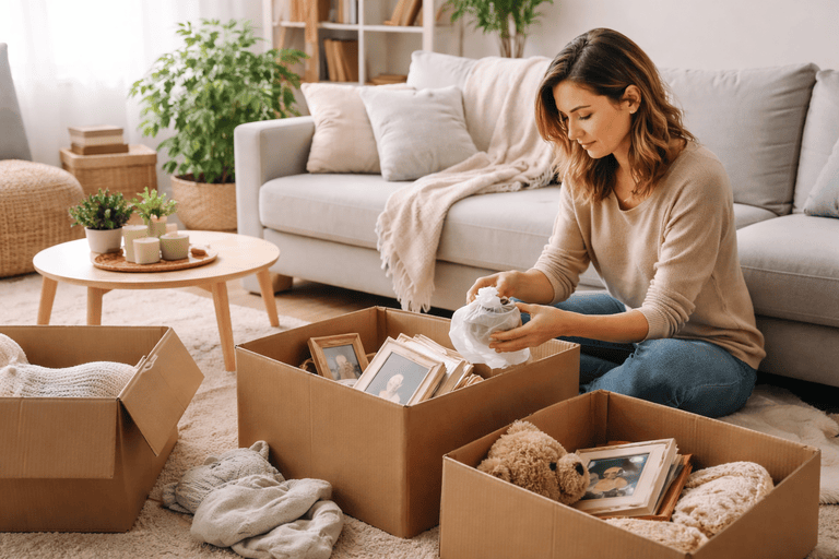 Decluttering Tips for Letting Go Without Regret: Why Emotional Attachment Makes Homes Harder to Organise