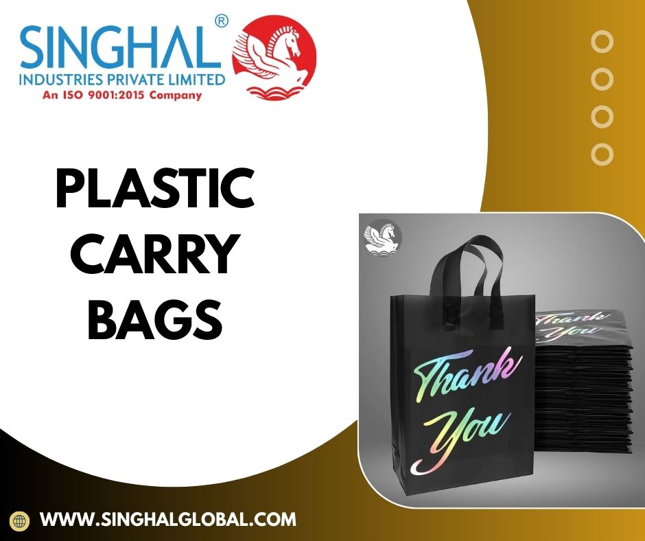 Plastic Food, Grocery and Clothing Store Carry Bags