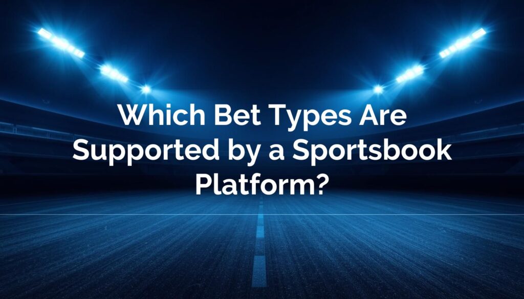 Which Bet Types Are Supported by a Sportsbook Platform?
