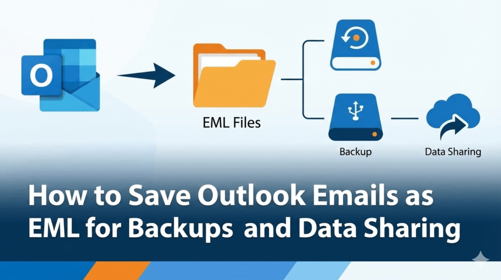 How to Save Outlook Emails as EML for Backups and Data Sharing