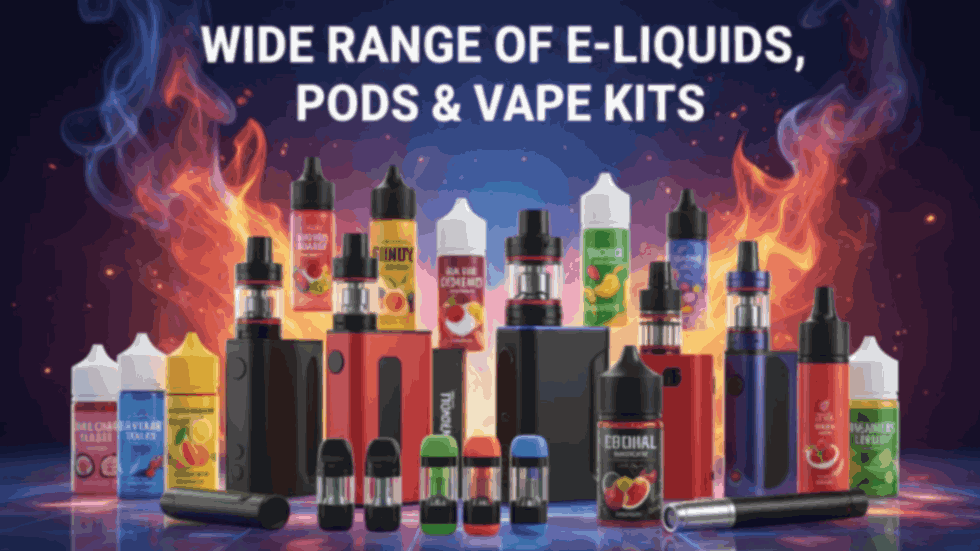 Wide Range of E-Liquids, Pods & Vape Kits: Your Ultimate-Online Vape Store UAE