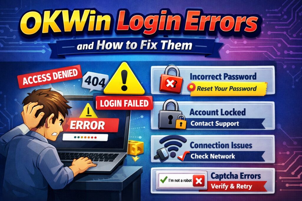 oKWin Login Errors and How to Fix Them