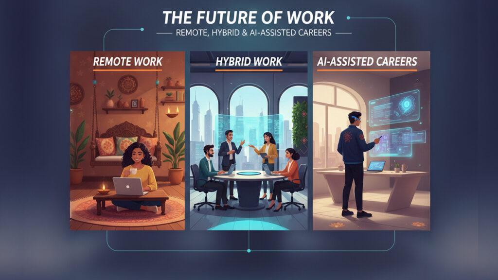 The Future of Work — Remote, Hybrid & AI-Assisted Careers