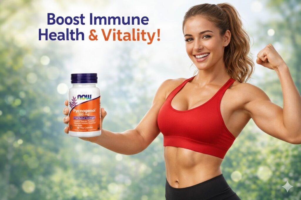 NOW Foods Pycnogenol With Amla: Daily Antioxidant Protection for Skin, Immunity, and Total Wellness