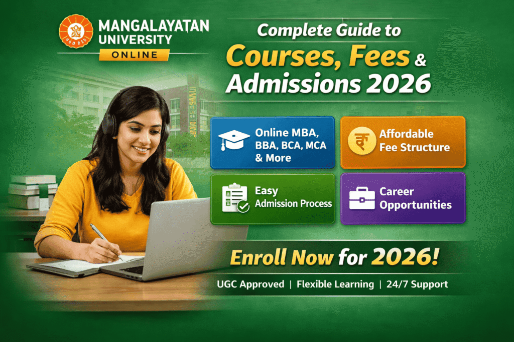 Mangalayatan University Online Courses, Fees & Admission 2026 | Complete Guide