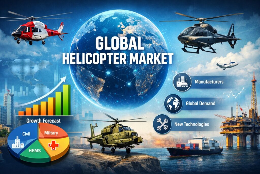 Global Helicopter Industry: Unleashing Mobility in Defense, Emergency and Commercial Market