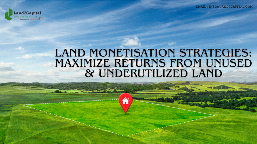 Land Monetisation Strategies: Maximize Returns from Unused & Underutilized Land