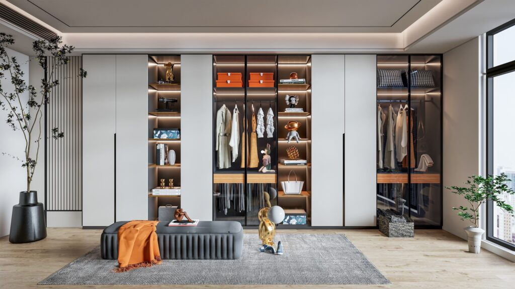 Functional Interior Living with Wardrobe Dubai