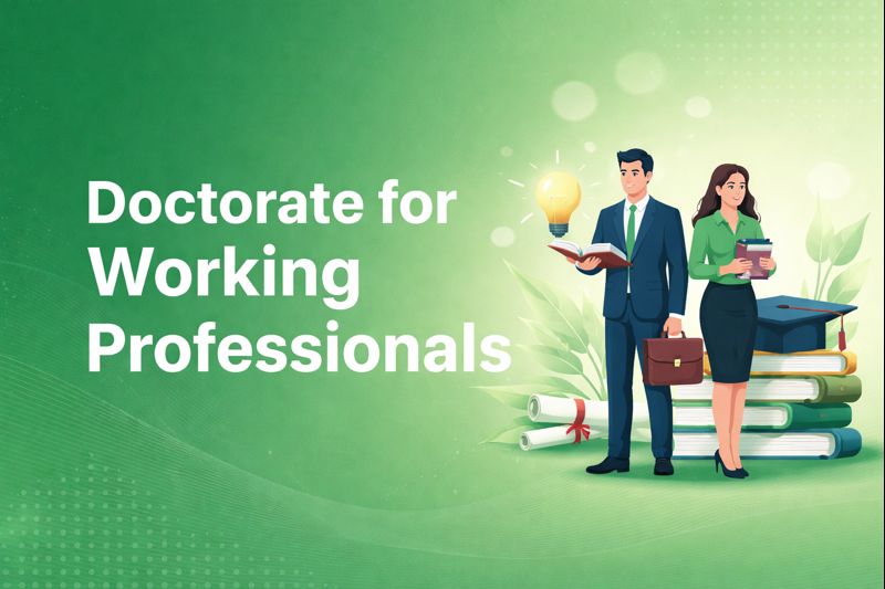 Doctorate for Working Professionals: Course Structure, Duration & Career Benefits