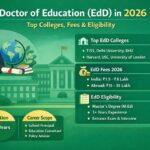 Doctor of Education (EdD) 2026: Best Colleges, Fees & Career Scope