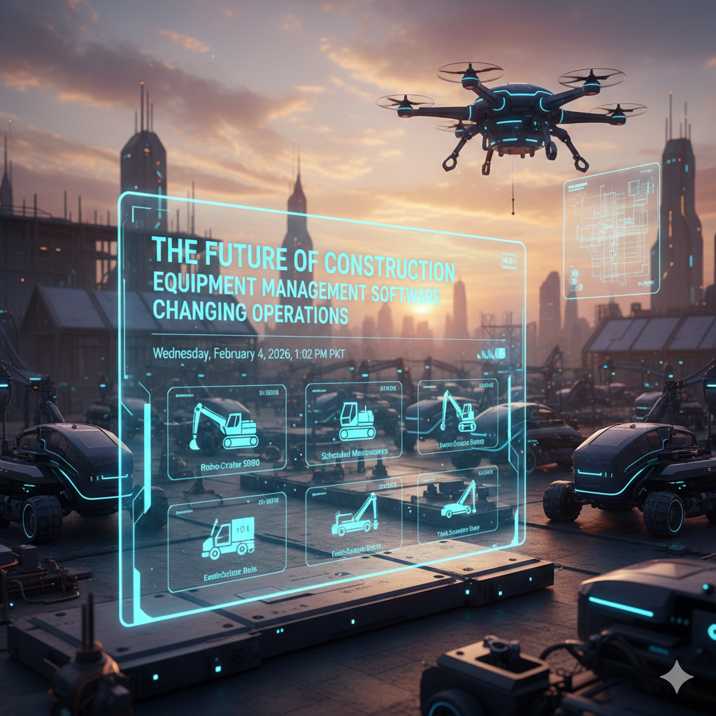 The Future of Construction: How Equipment Management Software is Changing Operations