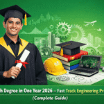 MTech Degree in One Year 2026 | Fast Track Engineering Program