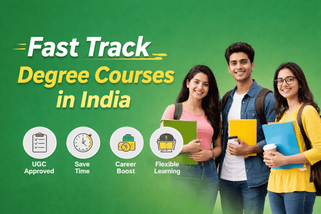 Fast Track Degree Courses in India | Eligibility, Fees & Benefits