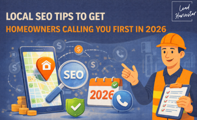 Local SEO Tips to Get Homeowners Calling You First in 2026
