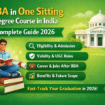 BBA in One Sitting Degree Course in India – Complete Guide 2026
