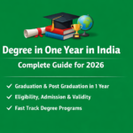 Graduation & Post Graduation Degree in One Year – Complete Guide 2026