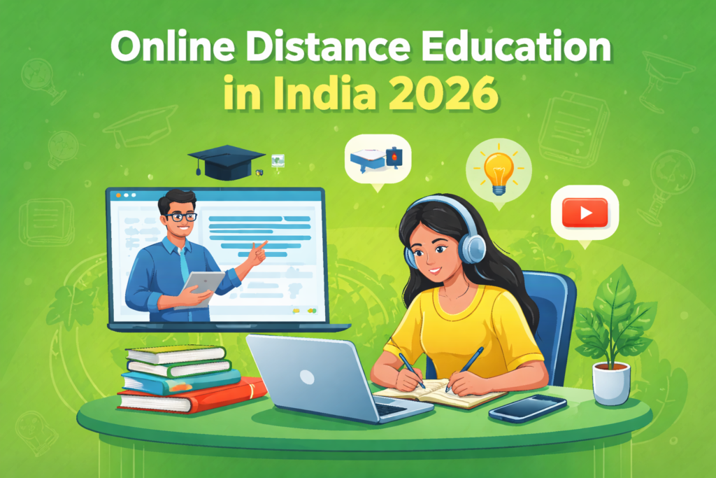 Online Distance Education in India 2026 – UGC Approved Online Degrees & Courses