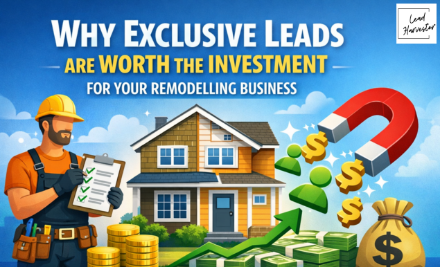 Why Exclusive Leads Are Worth the Investment for Your Remodelling Business?