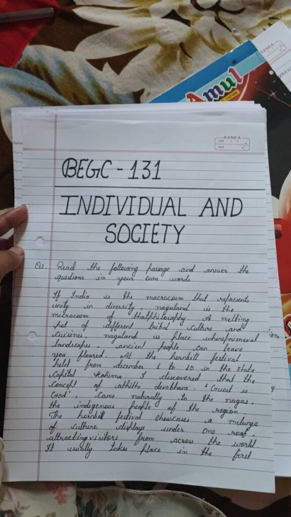 How to work on IGNOU Handwritten Assignment?