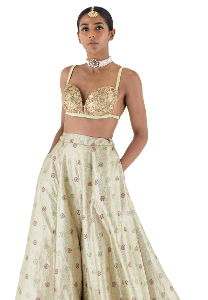 Brocade Lehenga Choli: Timeless Grandeur for Modern Celebrations