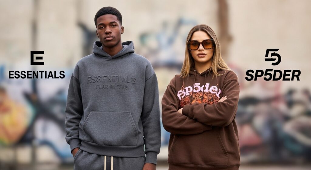 Essentials Hoodie and Sp5der Hoodie The Style Upgrade Your Wardrobe Deserves
