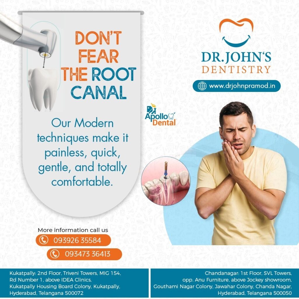 Apollo Dental Clinic in Chandanagar, Kukatpally, Madinaguda and Hyderabad – Dr John Pramod