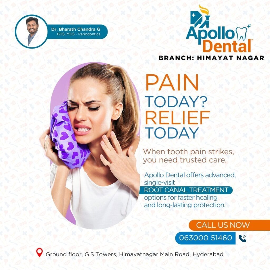 Apollo Dental Clinic in Himayatnagar | Best Dental Hospital in Himayatnagar | Dentist in Himayatnagar – Dr. Bharath Chandra G