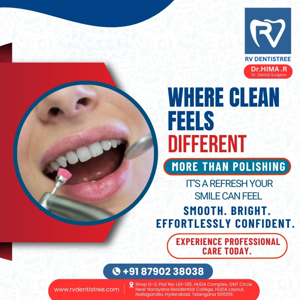 RV Dental Clinic in Nallagandla | Best Dental Hospital in Nallagandla | Dentist in Hyderabad – Dr. Hima R