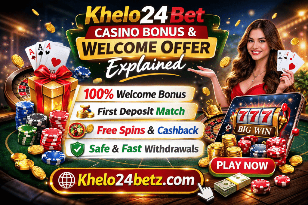 Khelo24Bet Casino Bonus & Welcome Offer Explained