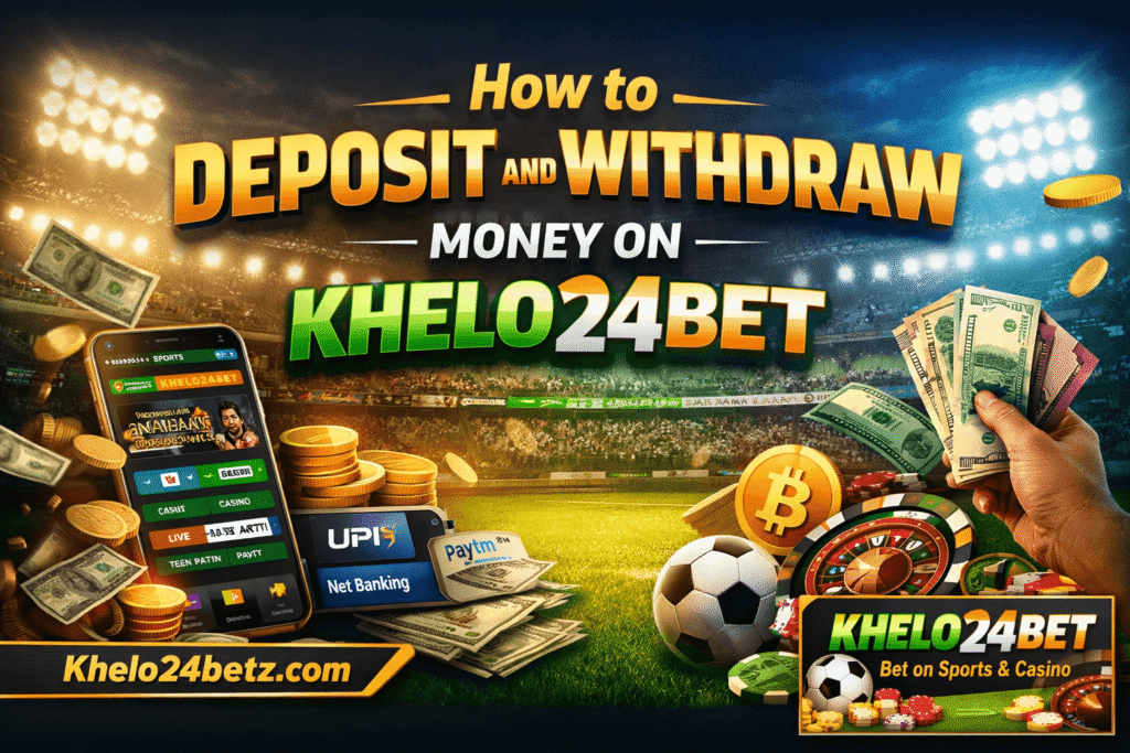 How to Deposit and Withdraw Money on Khelo24bet