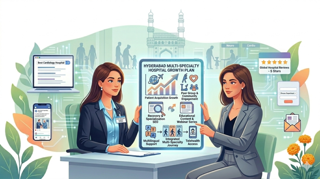 Healthcare Digital Marketing Agency in Hyderabad for Super Specialty Hospitals