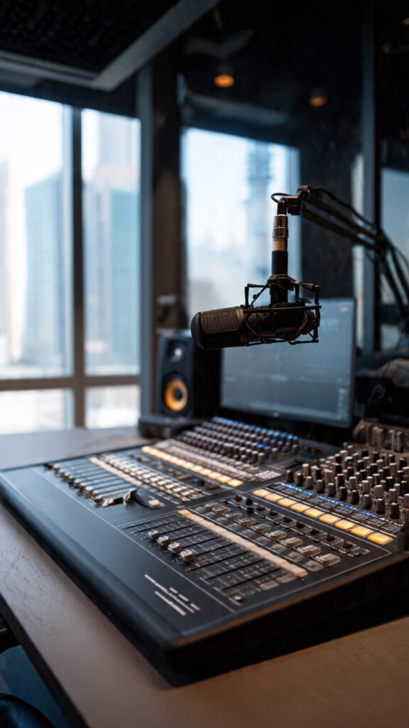 Professional Podcast Studio Rental Dubai for Clear Recordings