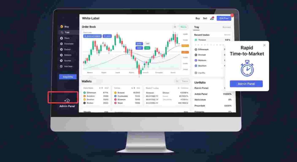 Customizable White-Label Crypto Trading Platform with Built-In Wallets, Admin Panel, Liquidity Integration, and Rapid Time-to-Market