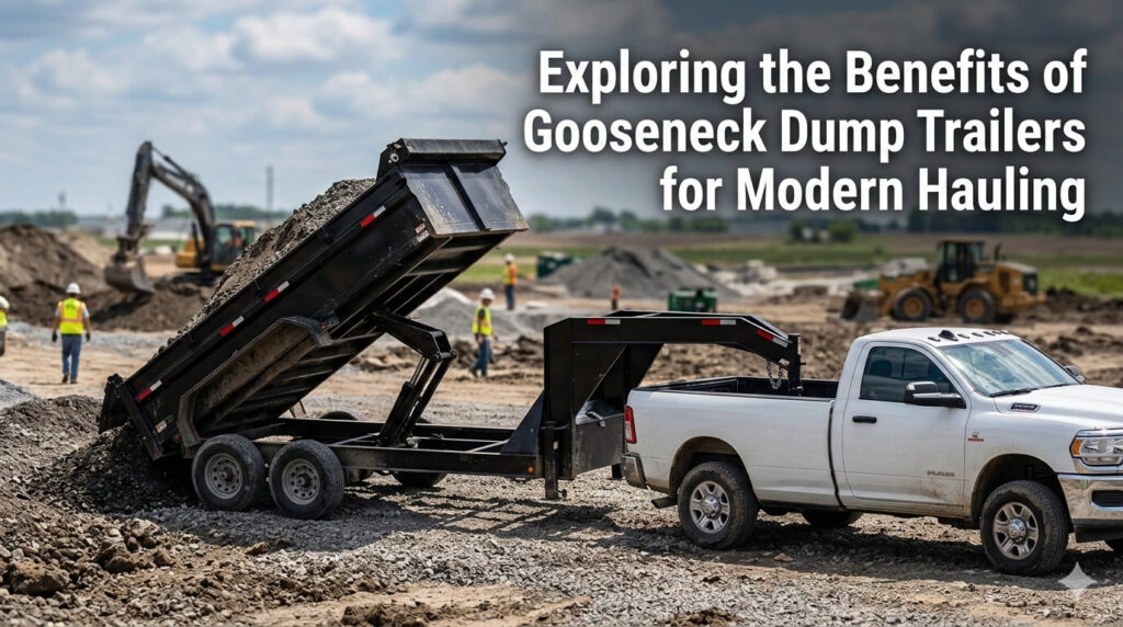 Exploring the Benefits of Gooseneck Dump Trailers for Modern Hauling