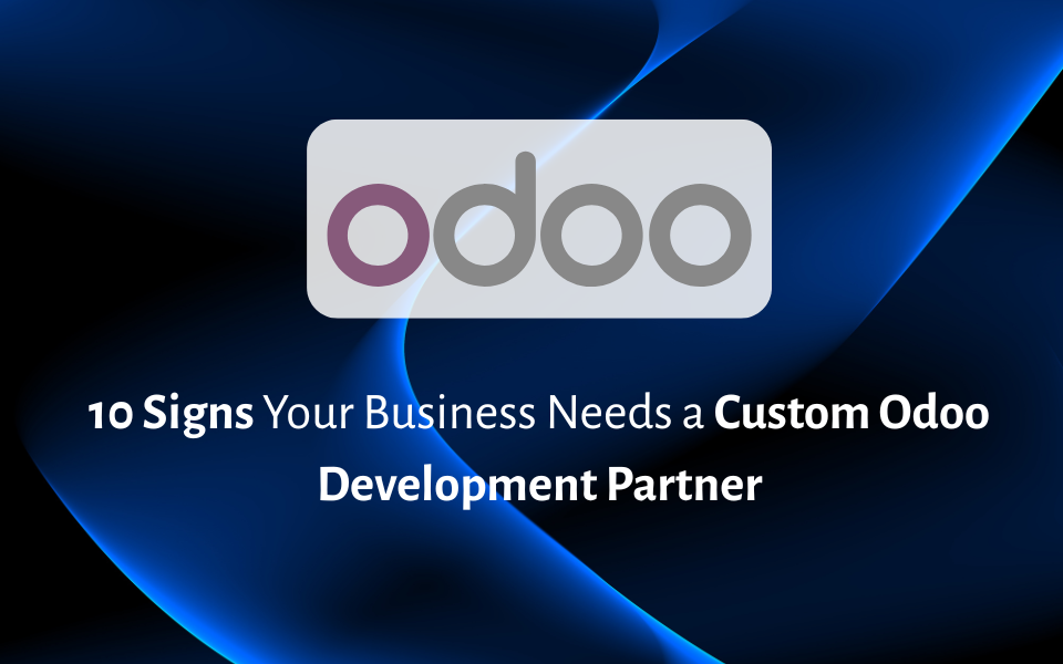 10 Signs Your Business Needs a Custom Odoo Development Partner
