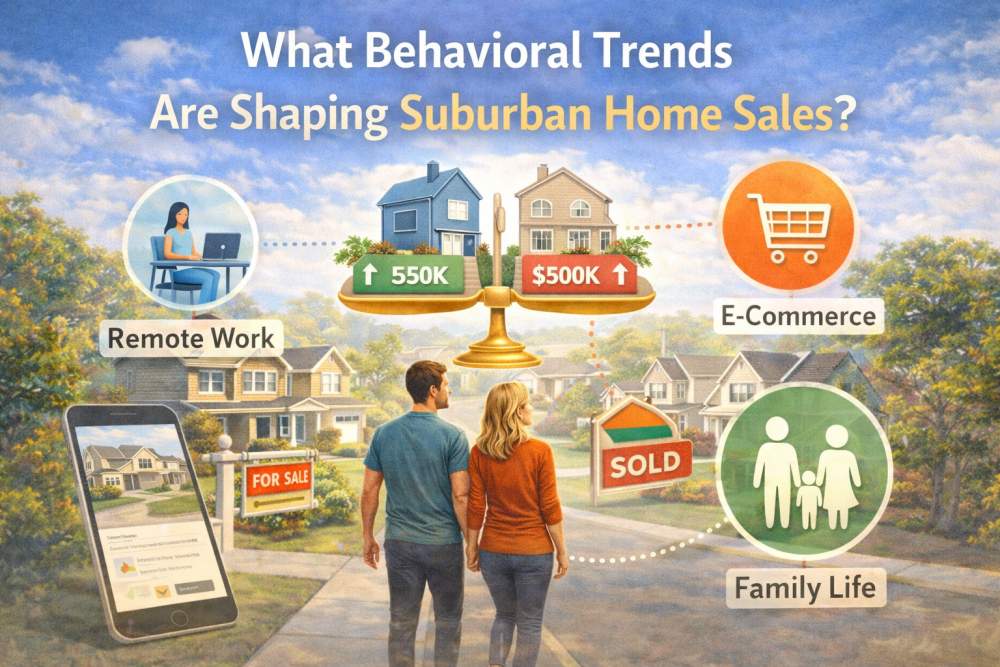 What Behavioral Trends Are Shaping Suburban Home Sales?