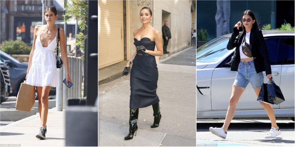 moment from wearing Prada this look to an event