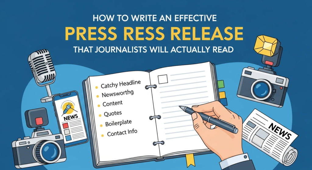 How to Write an Effective Press Release That Journalists Will Actually Read