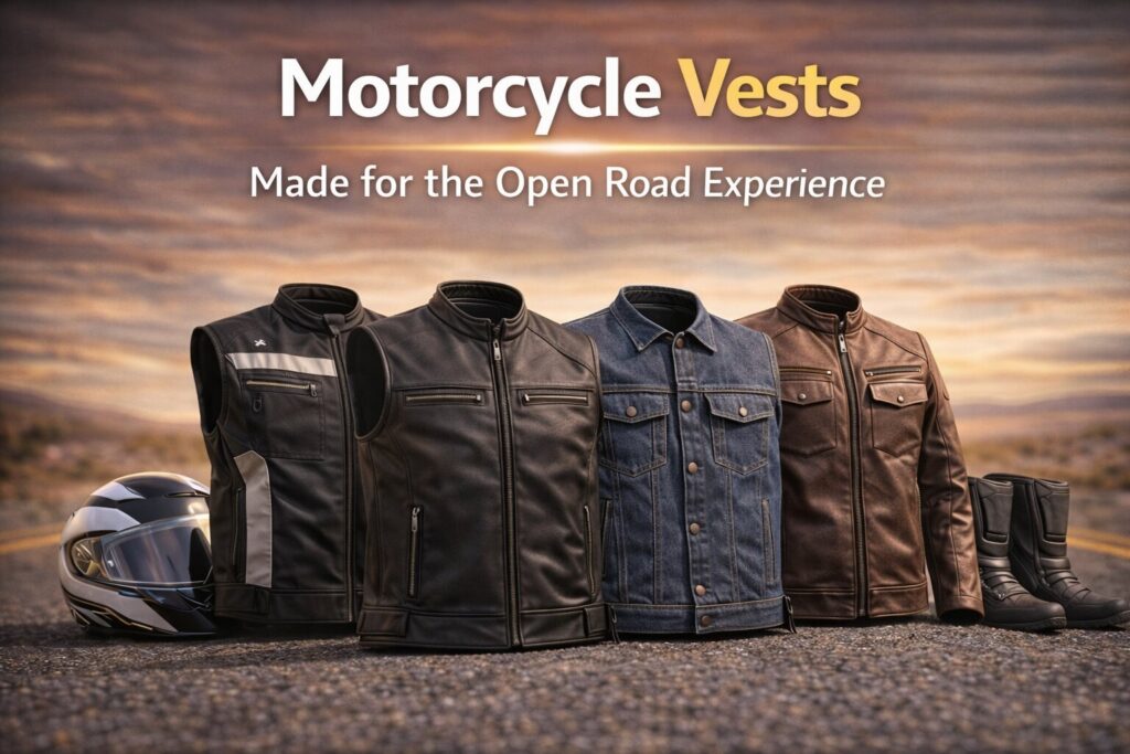 Motorcycle Vests Made for the Open Road Experience